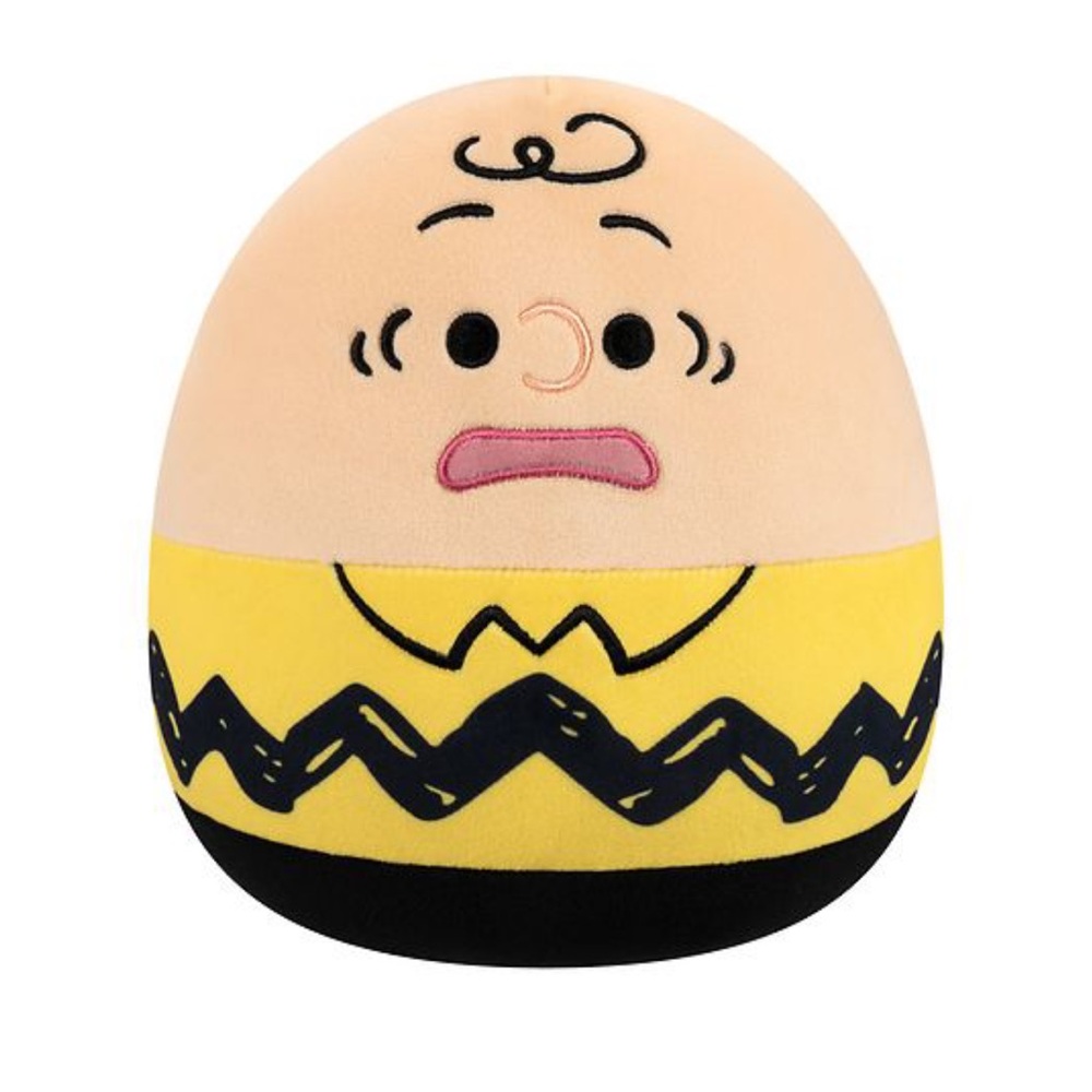 Squishmallows Original Peanuts Charlie Brown Good Grief Plush Toy 8”